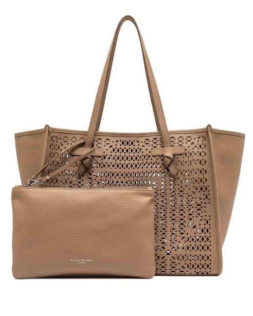 Gianni Chiarini Brown Marcella Shopping Bag
