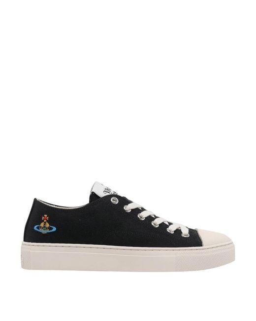 Vivienne Westwood Black Plimsoll Sneakers