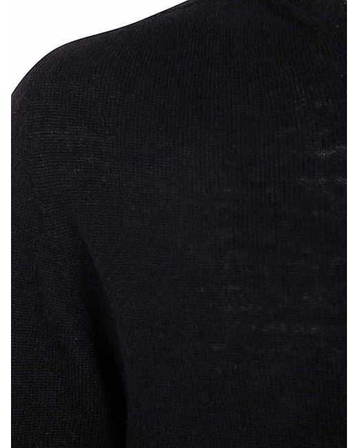 MD75 Blue Round Neck Cashmere Sweater for men