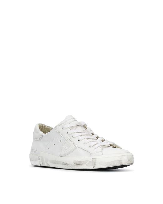 Philippe Model White Prsx Low