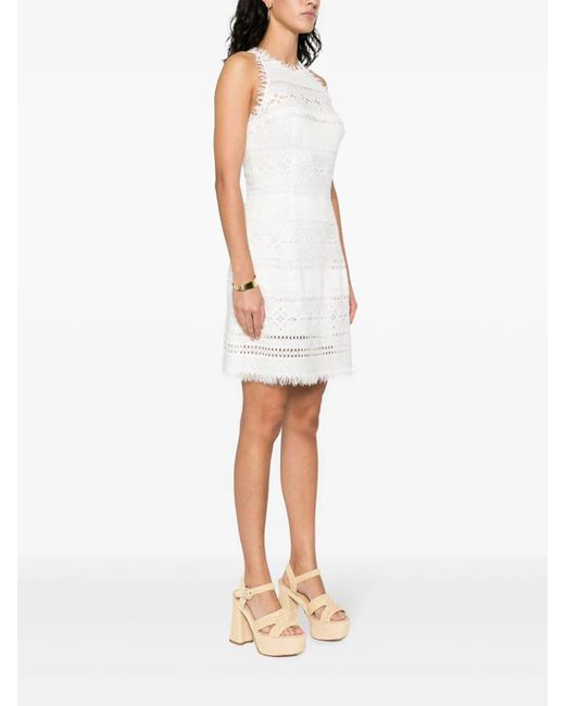 Ermanno Scervino White Day Dress