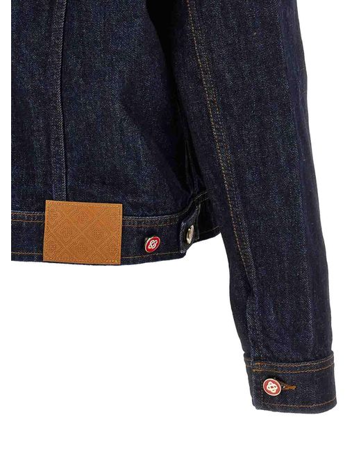 Casablanca Blue Denim Jacket for men