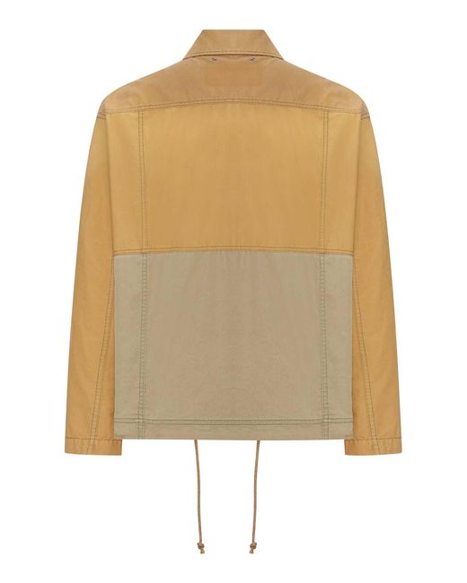 Golden Goose Deluxe Brand Metallic Deluxe Brand Color Block Cotton Utility Jacket for men