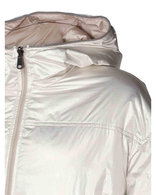 Brunello Cucinelli Gray Down Jacket