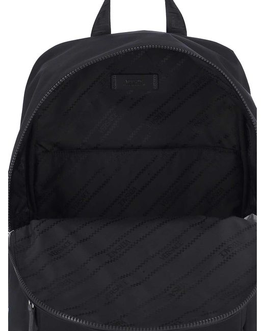Versace Black Backpack for men
