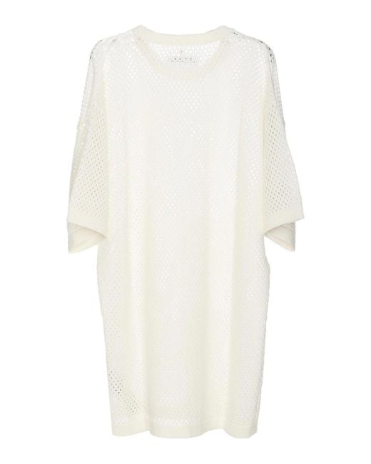 MM6 by Maison Margiela White Sweaters for men