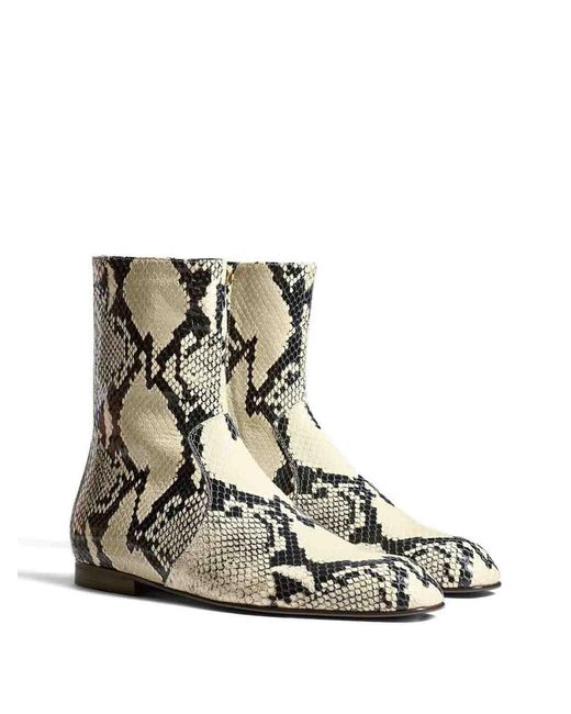 Khaite Natural Colt Leather Boots