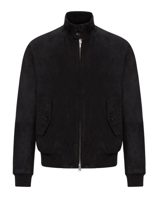 Baracuta Black G9 Suede Jacket for men