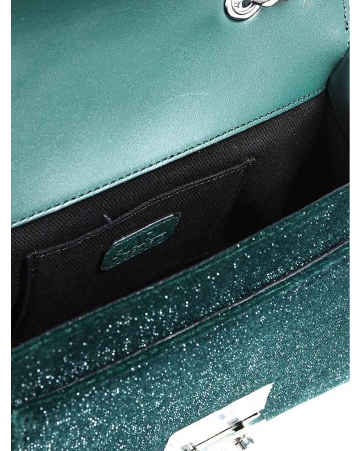 Karl Lagerfeld Black Karl X Kaia Glittered Bag