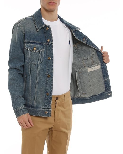 Golden Goose Deluxe Brand Blue Jeans Jacket for men