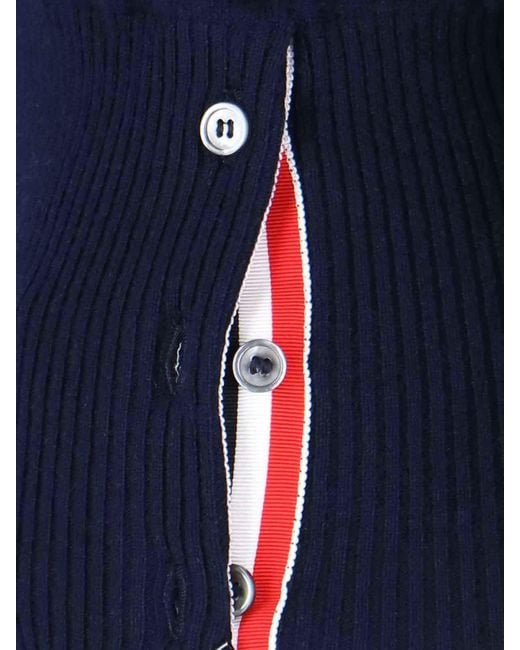 Thom Browne Blue Crewneck Sweater