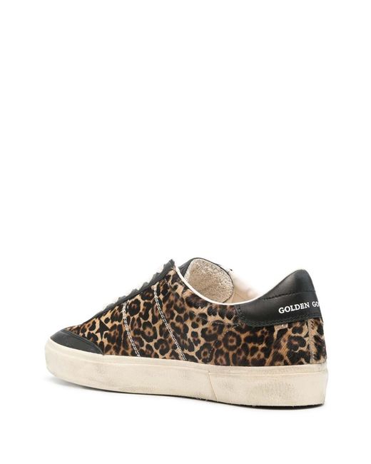Golden Goose Deluxe Brand Brown Soul-Star Leather Sneakers for men