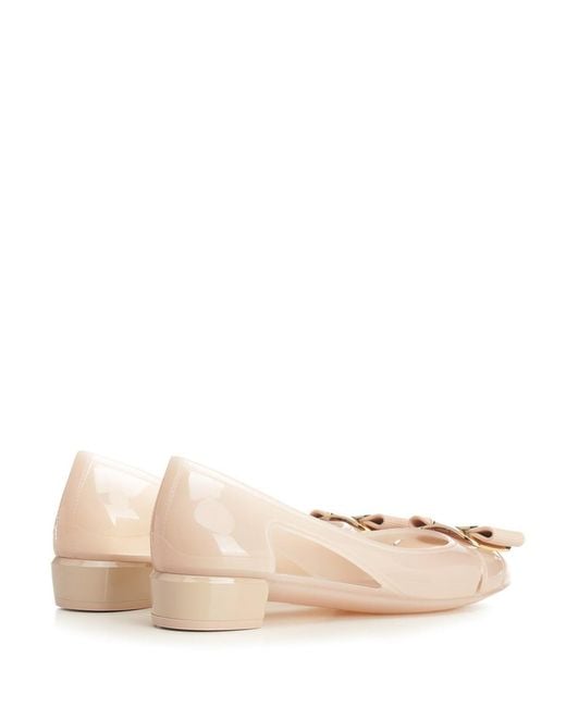 Ferragamo Natural New Ballerina Vara