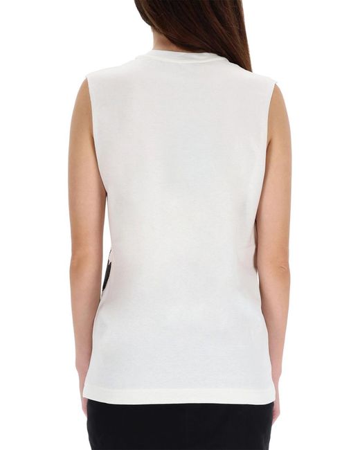 Dolce & Gabbana White Top With Print