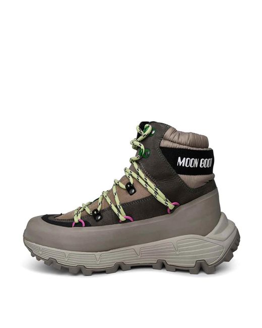 Moon Boot Black Shoes Tech Hiker for men