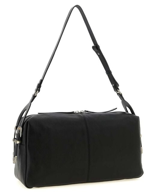 Pinko Black Keeper Large Shoulder Bag