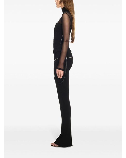 Off-White c/o Virgil Abloh Blue Britney Pants With Zip