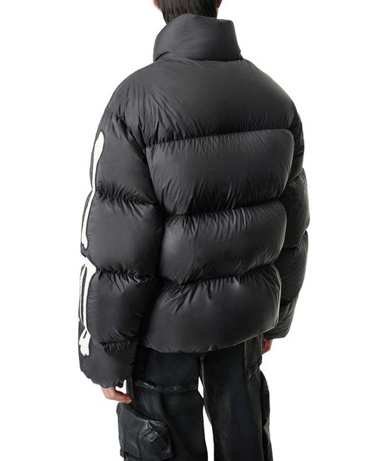 Amiri Black Bones Down Jacket for men