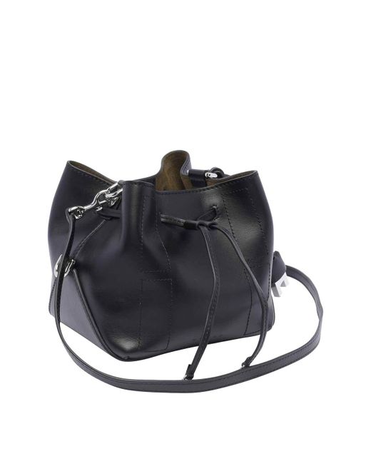 Hogan Black Mini Hocket Bucket Bag
