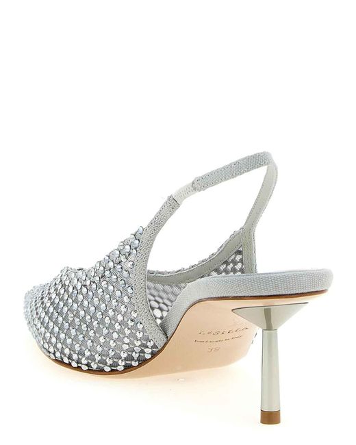 Le Silla White Gilda Slingback