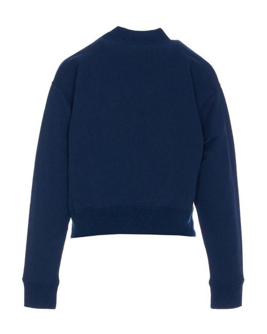 Chloé Blue Logo Sweatshirt