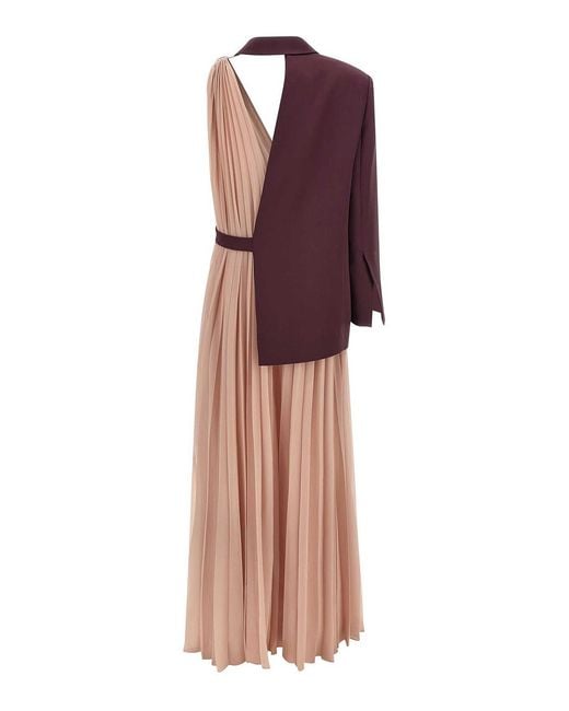 Pinko Purple 2-in-1 'noce' Dress