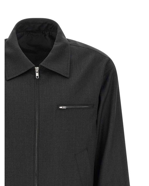 mfpen Black Postal Jacket for men