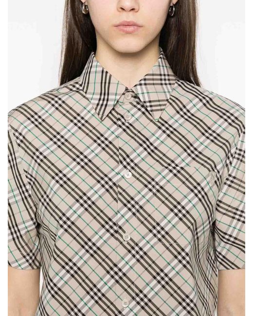 Burberry Gray Cotton Shirt