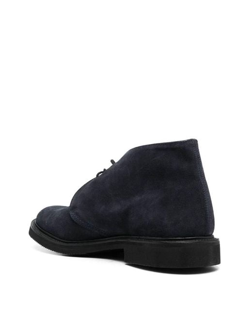 Scarpa Stringata di Tricker's in Blue da Uomo