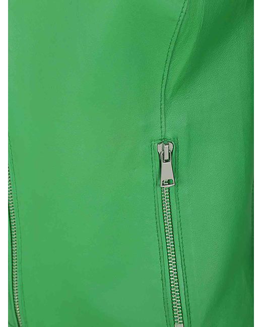 The Jackie Leathers Green Tarifa Leather Jacket