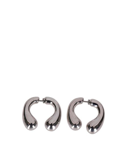 Panconesi Metallic P Helix Earrings