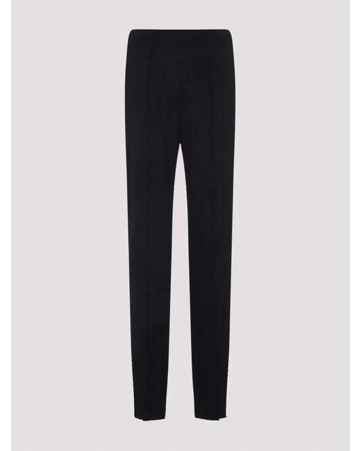 Giorgio Armani Blue Viscose Pants