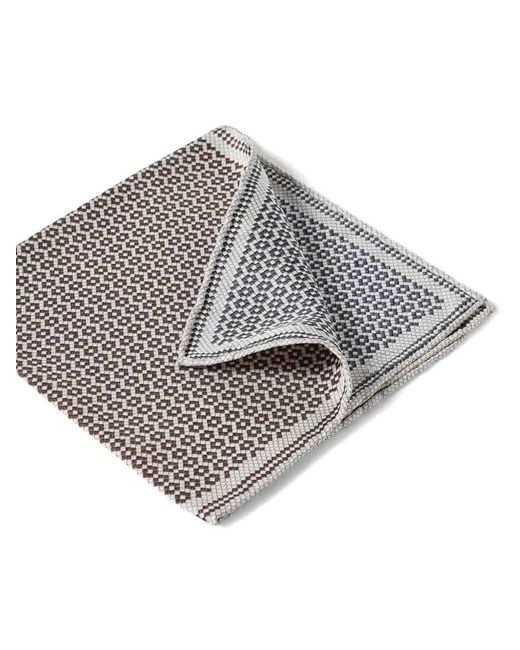 Brunello Cucinelli Metallic Pocket Square Scarf for men