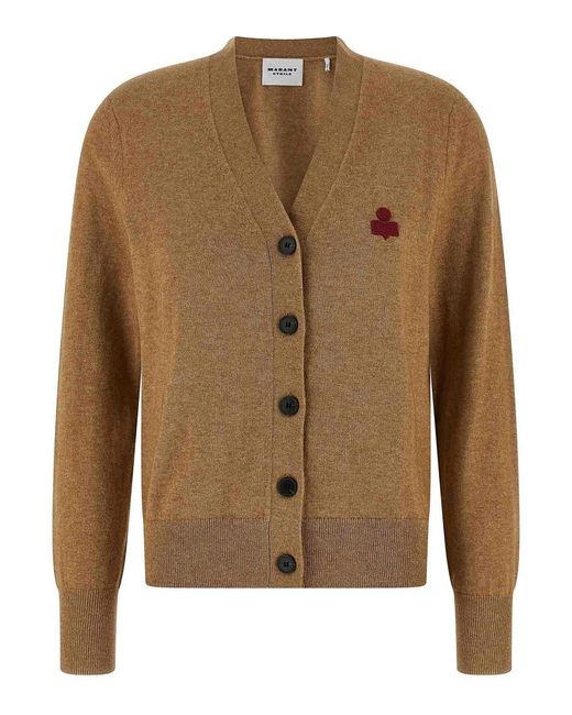 Isabel Marant Brown Karina Sweaters And Cardigans