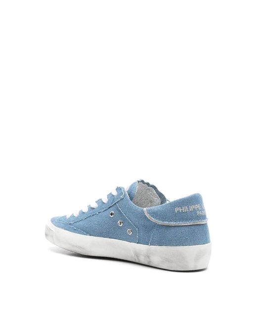 Philippe Model Blue Sneakers