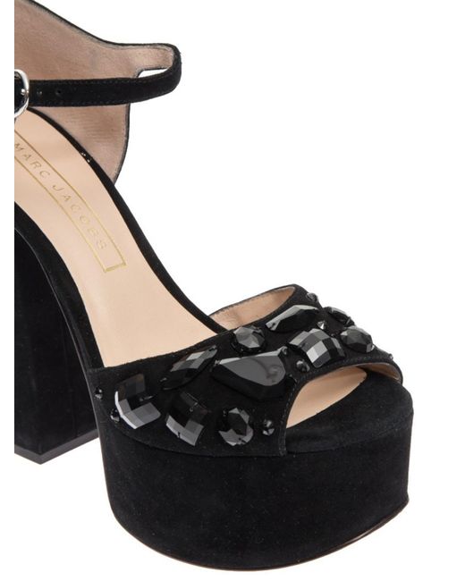 Marc Jacobs Black Adriana Sandals