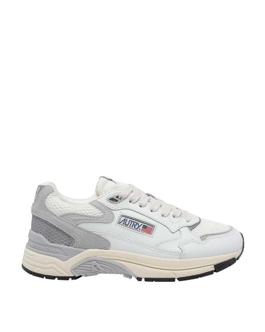 Autry White Hyperway Sneakers for men