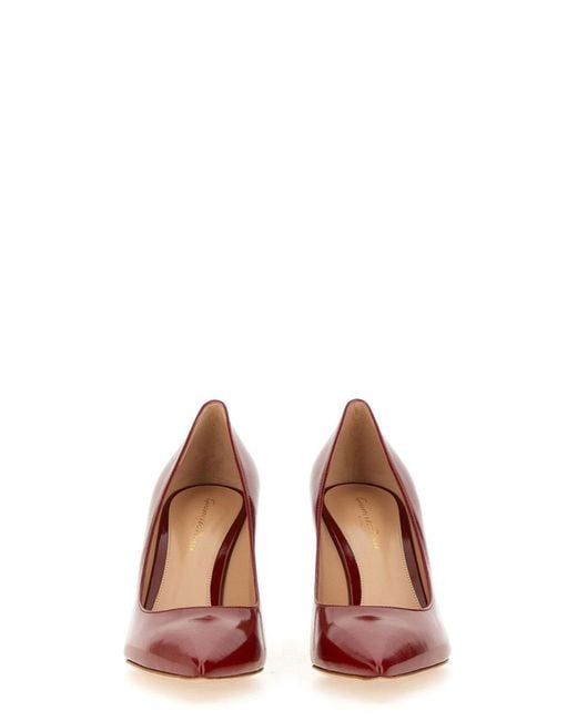 Gianvito Rossi Red Dcollet Gianvito 85