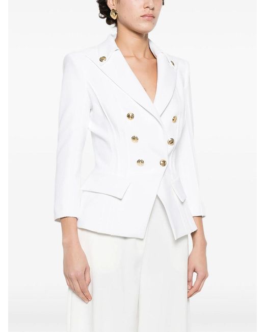 Elisabetta Franchi White Jacket