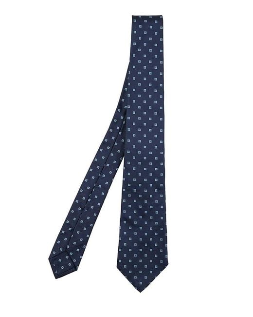 Kiton Blue Necktie for men