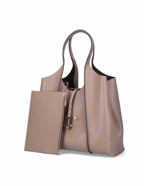 Tod's Natural Large Tote Bag