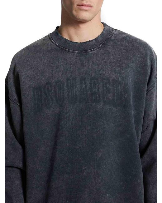 DSquared² Blue Sweatshirt for men