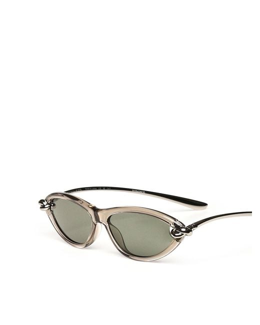 Bottega Veneta Natural Knot Cat-Eye Sunglasses
