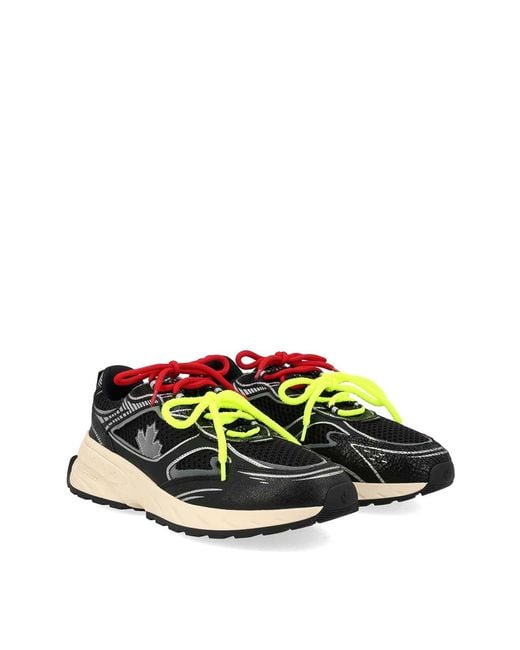 DSquared² Black Sneaker Sprinter for men
