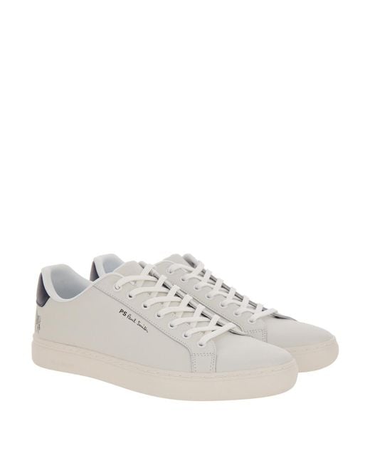 Paul Smith White Rex Zebra Trainers for men