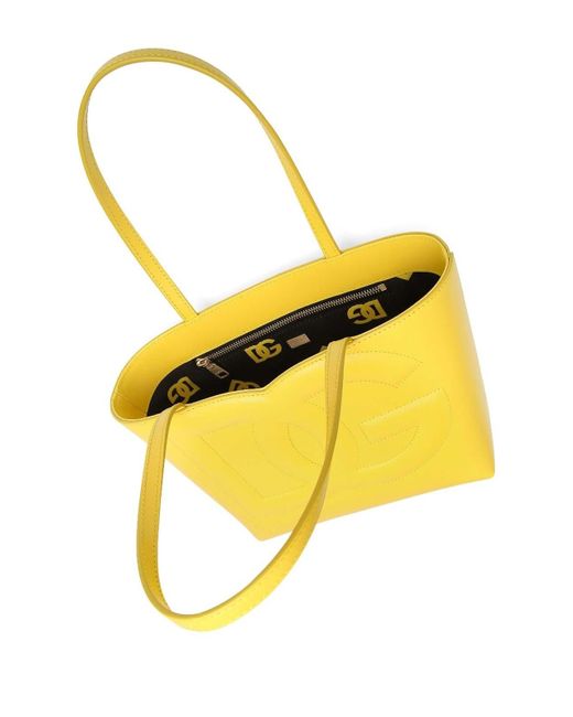 Dolce & Gabbana Yellow Dg Logo Bag