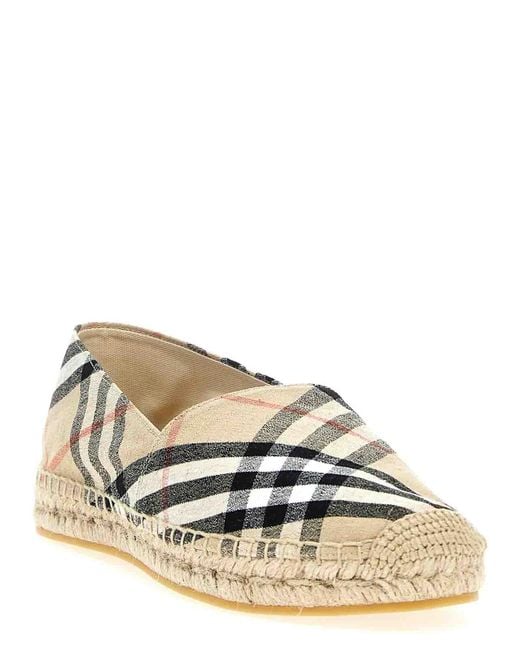 Burberry Natural Check Espadrilles