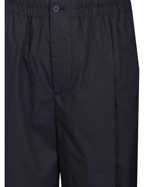 Giorgio Armani Blue Elasticated Waist Trousers for men