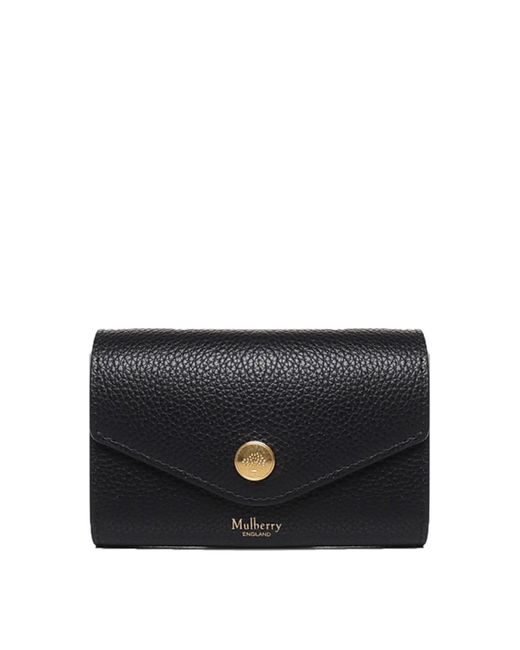 Mulberry Black Leather Multi-card Wallet