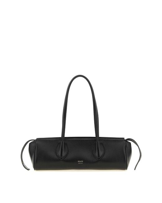 Khaite Black Donna Shoulder Bag